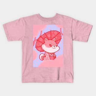 Springtime Shiba Kids T-Shirt